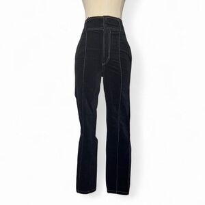 Urban Outfitters High Rise Black Velvet